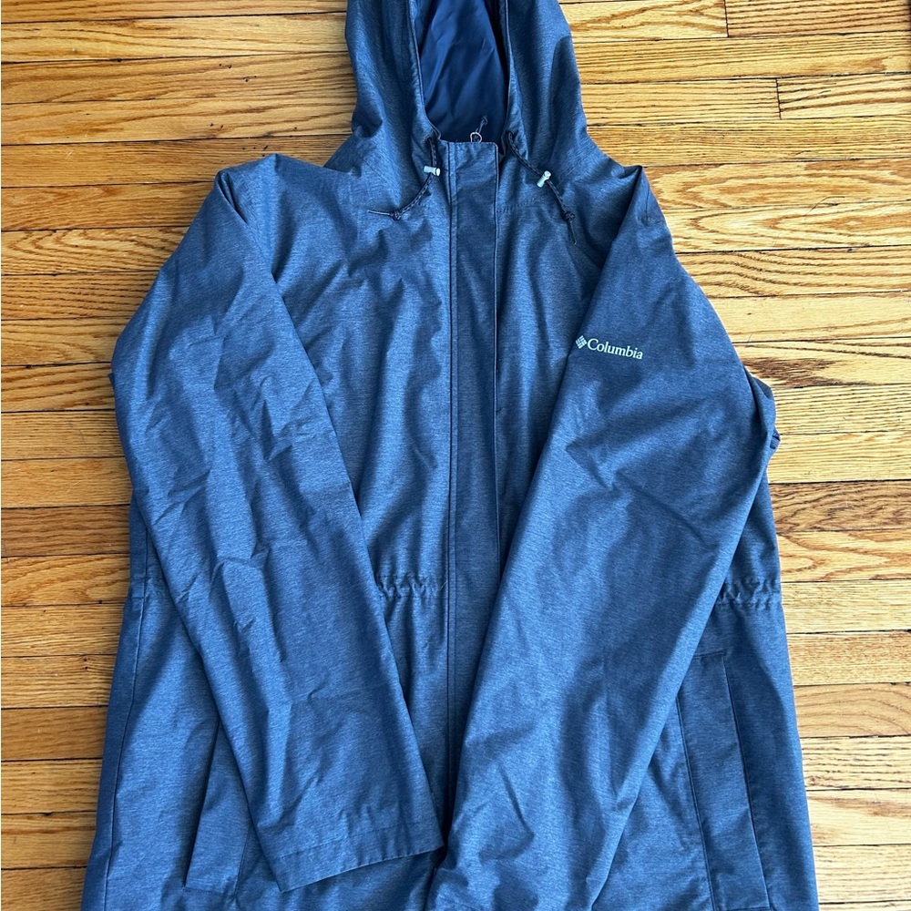 Women’s XL Columbia Blue Hooded Jacket